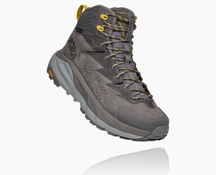 Hoka One One Turisticke Topanky Panske Siva - Kaha GORE-TEX - 15247-EPLD